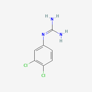 molecular formula C7H7Cl2N3 B3417706 N-(3,4-dichlorophenyl)guanidine CAS No. 112677-24-4