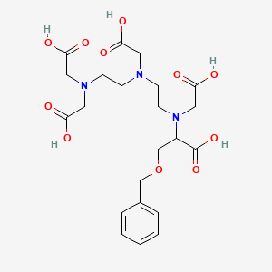 molecular formula C22H31N3O11 B3417724 Gadobenate dimeglumine CAS No. 113786-33-7