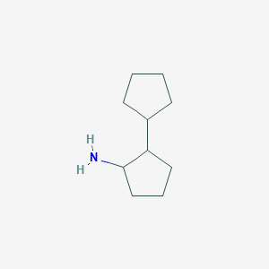 molecular formula C10H19N B3417735 [1,1'-Bi(cyclopentane)]-2-amine CAS No. 114098-90-7