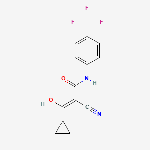 molecular formula C14H11F3N2O2 B3417784 PfDHODH-IN-1 CAS No. 1148125-81-8