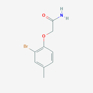 molecular formula C9H10BrNO2 B034178 2-(2-Bromo-4-methylphenoxy)acetamide CAS No. 102066-01-3