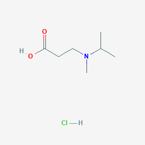 B3417822 3-[Isopropyl(methyl)amino]propanoic acid hydrochloride CAS No. 1158376-51-2