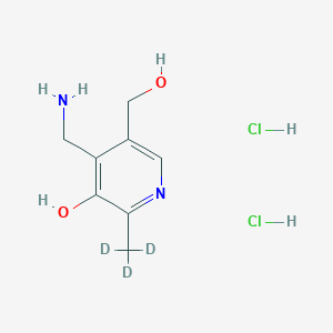 molecular formula C8H14Cl2N2O2 B3417961 盐酸吡哆胺甲基-d3 CAS No. 1173023-45-4