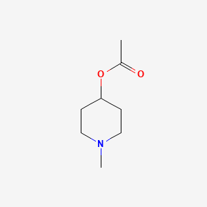 molecular formula C8H15NO2 B3418101 1-Methyl-4-piperidyl acetate CAS No. 253308-68-8