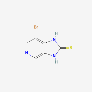 molecular formula C6H4BrN3S B3418176 7-bromo-3H-imidazo[4,5-c]pyridine-2-thiol CAS No. 120759-71-9