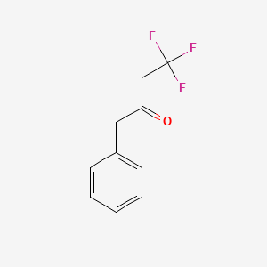 molecular formula C10H9F3O B3418190 4,4,4-三氟-1-苯基丁-2-酮 CAS No. 121194-37-4