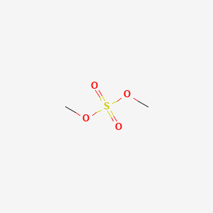 molecular formula C2H6O4S<br>C2H6O4S<br>(CH3O)2SO2 B3418229 Dimethyl sulfate CAS No. 1216599-58-4