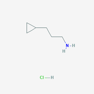 molecular formula C6H14ClN B3418237 3-环丙基丙烷-1-胺盐酸盐 CAS No. 1217126-76-5