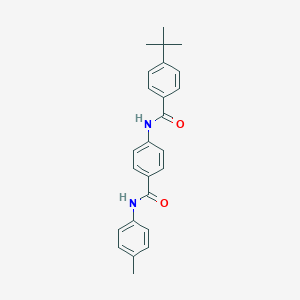 molecular formula C25H26N2O2 B341829 4-tert-butyl-N-{4-[(4-methylphenyl)carbamoyl]phenyl}benzamide 