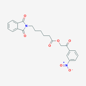 2-(3-nitrophenyl)-2-oxoethyl 6-(1,3-dioxo-1,3-dihydro-2H-isoindol-2-yl)hexanoate