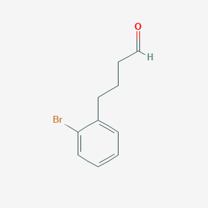 molecular formula C10H11BrO B3418384 2-Bromobenzenebutanal CAS No. 123206-84-8