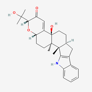 molecular formula C27H33NO4 B3418396 Paxilline CAS No. 1233509-81-3