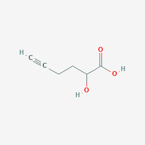 molecular formula C6H8O3 B3418403 2-羟基己-5-炔酸 CAS No. 1234788-02-3