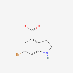 Methyl 6-bromoindoline-4-carboxylate