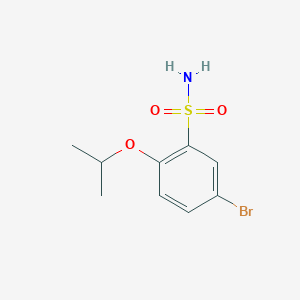 molecular formula C9H12BrNO3S B3418474 5-Bromo-2-isopropoxybenzenesulfonamide CAS No. 1247695-27-7