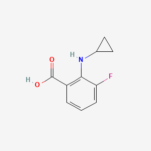 2-(Cyclopropylamino)-3-fluorobenzoic acid