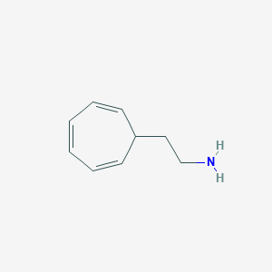 molecular formula C9H13N B034185 2,4,6-Cycloheptatriene-1-ethylamine CAS No. 100860-90-0