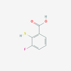 molecular formula C7H5FO2S B3418501 Benzoic acid, 3-fluoro-2-mercapto- CAS No. 1249426-89-8