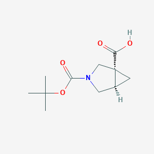 (1R,5R)-3-(tert-Butoxycarbonyl)-3-azabicyclo[3.1.0]hexane-1-carboxylic acid