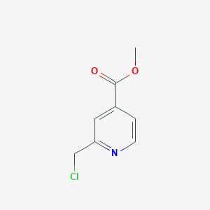 molecular formula C8H8ClNO2 B3418513 Methyl 2-(chloromethyl)pyridine-4-carboxylate CAS No. 125104-36-1