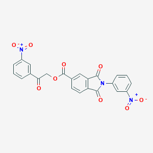 2-{3-Nitrophenyl}-2-oxoethyl 2-{3-nitrophenyl}-1,3-dioxoisoindoline-5-carboxylate