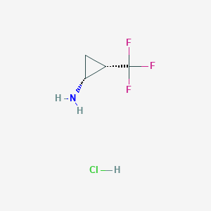 (1R,2S)-2-(trifluoromethyl)cyclopropan-1-amine hydrochloride