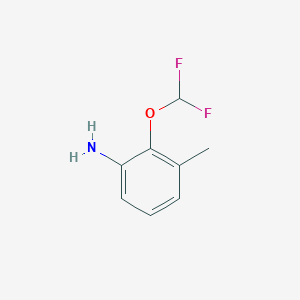 molecular formula C8H9F2NO B3418567 2-(Difluoromethoxy)-3-methylaniline CAS No. 1261609-75-9