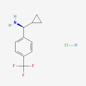 (S)-Cyclopropyl(4-(trifluoromethyl)phenyl)methanamine hydrochloride