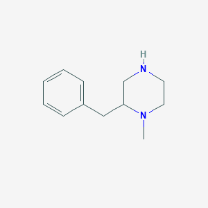 molecular formula C12H18N2 B3418607 2-Benzyl-1-methylpiperazine CAS No. 1263481-99-7