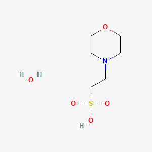 molecular formula C6H15NO5S B3418628 2-Morpholinoethanesulfonic acid hydrate CAS No. 1266615-59-1