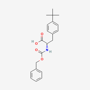 molecular formula C21H25NO4 B3418662 Cbz-4-tert-butyl-L-Phenylalanine CAS No. 1270292-81-3