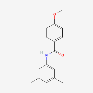 molecular formula C16H17NO2 B3418688 N-(3,5-二甲基苯基)-4-甲氧基苯甲酰胺 CAS No. 127291-98-9