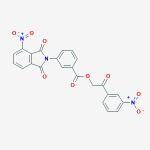 2-(3-nitrophenyl)-2-oxoethyl 3-(4-nitro-1,3-dioxo-1,3-dihydro-2H-isoindol-2-yl)benzoate