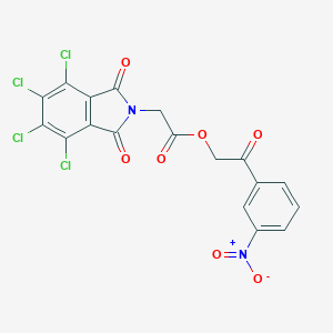 2-{3-nitrophenyl}-2-oxoethyl (4,5,6,7-tetrachloro-1,3-dioxo-1,3-dihydro-2H-isoindol-2-yl)acetate