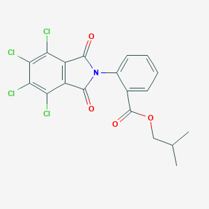 isobutyl 2-(4,5,6,7-tetrachloro-1,3-dioxo-1,3-dihydro-2H-isoindol-2-yl)benzoate