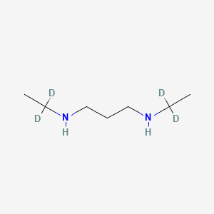 molecular formula C7H18N2 B3418840 N,N'-bis(1,1-dideuterioethyl)propane-1,3-diamine CAS No. 1313734-72-3