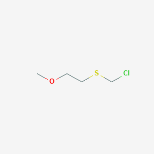 molecular formula C4H9ClOS B3418872 1-[(Chloromethyl)sulfanyl]-2-methoxyethane CAS No. 1314970-78-9