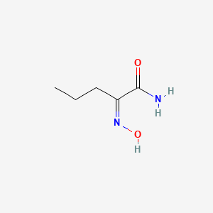 molecular formula C5H10N2O2 B3418875 (2Z)-2-hydroxyiminopentanamide CAS No. 1314992-71-6