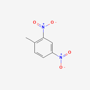 molecular formula C7H6N2O4<br>C6H3CH3(NO2)2<br>C7H6N2O4 B3418895 2,4-二硝基甲苯 CAS No. 1326-41-6