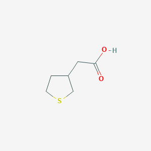molecular formula C6H10O2S B3418899 (Tetrahydrothiophen-3-yl)acetic acid CAS No. 132864-55-2