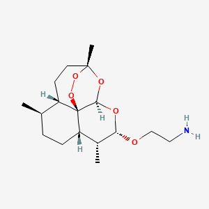 molecular formula C17H29NO5 B3418918 beta-Aminoarteether CAS No. 133162-24-0