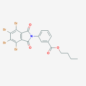 butyl 3-(4,5,6,7-tetrabromo-1,3-dioxo-1,3-dihydro-2H-isoindol-2-yl)benzoate