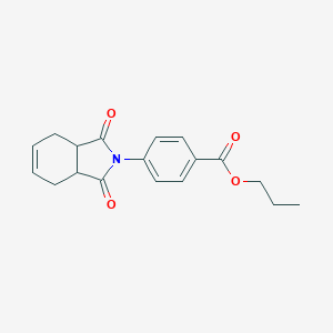 propyl 4-(1,3-dioxo-1,3,3a,4,7,7a-hexahydro-2H-isoindol-2-yl)benzoate