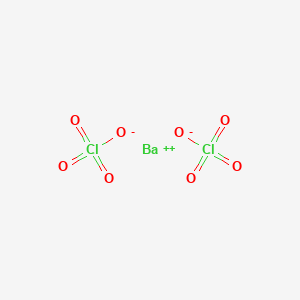 molecular formula BaCl2O8 B3418969 Barium perchlorate CAS No. 10294-39-0(trihydrate); 13465-95-7(anhydrous)