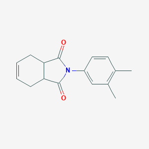 molecular formula C16H17NO2 B341900 2-(3,4-dimethylphenyl)-3a,4,7,7a-tetrahydro-1H-isoindole-1,3(2H)-dione 