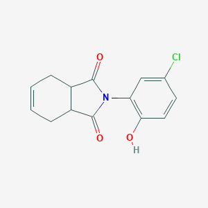molecular formula C14H12ClNO3 B341902 2-(5-chloro-2-hydroxyphenyl)-3a,4,7,7a-tetrahydro-1H-isoindole-1,3(2H)-dione 