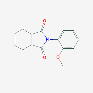 molecular formula C15H15NO3 B341909 2-(2-methoxyphenyl)-3a,4,7,7a-tetrahydro-1H-isoindole-1,3(2H)-dione 