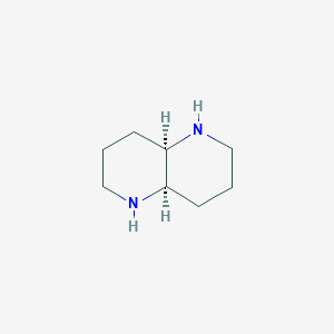 molecular formula C8H16N2 B3419097 (4AR,8AR)-Decahydro-1,5-naphthyridine CAS No. 13623-83-1
