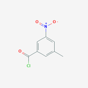 molecular formula C8H6ClNO3 B034191 3-Methyl-5-nitrobenzoyl chloride CAS No. 100249-20-5