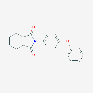 molecular formula C20H17NO3 B341910 2-(4-phenoxyphenyl)-3a,4,7,7a-tetrahydro-1H-isoindole-1,3(2H)-dione 